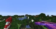 Multishot crossbow shooting fireworks (Image via bugs.mojang)